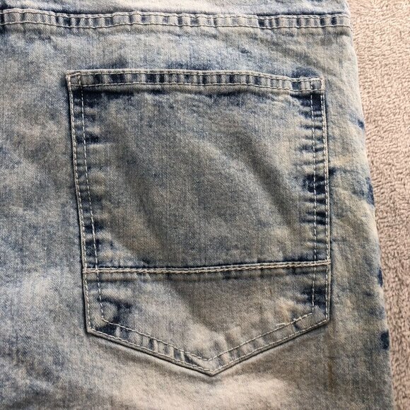 Southpole Mens Skinny Jeans Size 38x32 Blue Denim Light Wash Classic Rugged Y2K - Picture 14 of 16